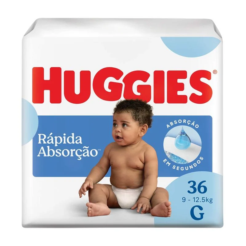 Fralda Descartável Tam. G 36 unidades