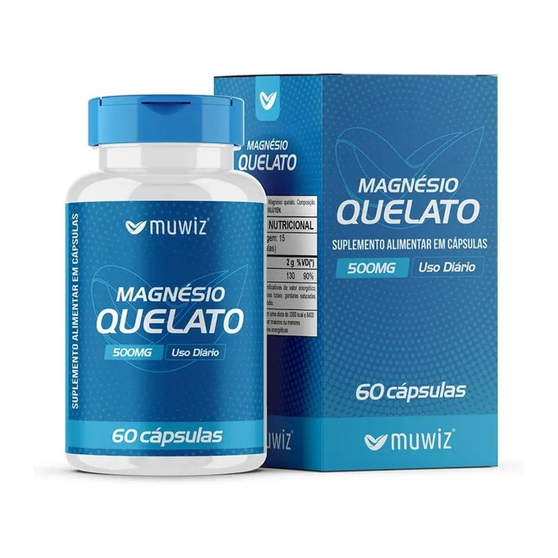 Magnésio Quelato 60 cápsulas