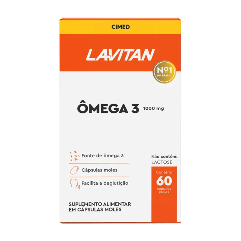 Ômega 3 1000mg 60 cápsulas