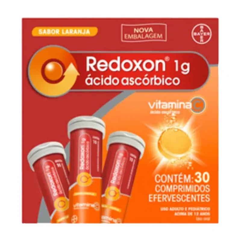 Vitamina C 1g 30 comprimidos efervescentes