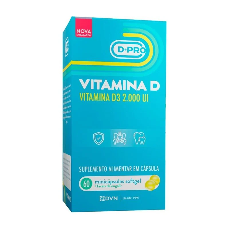 Vitamina D 2.000UI 60 cápsulas